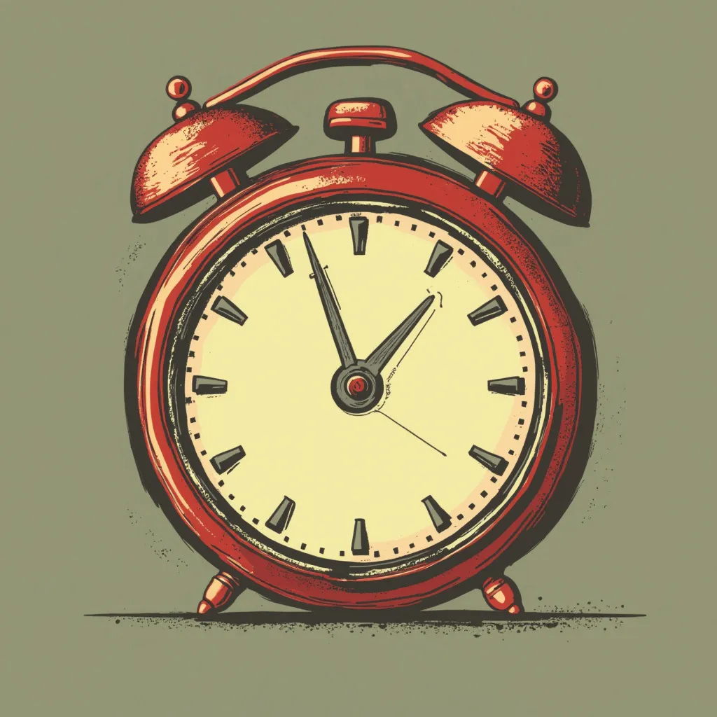 Reloj marcando un momento del día